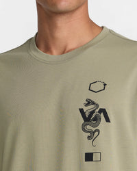 RVCA BARRON VENOM SHORT SLEEVE - CVG