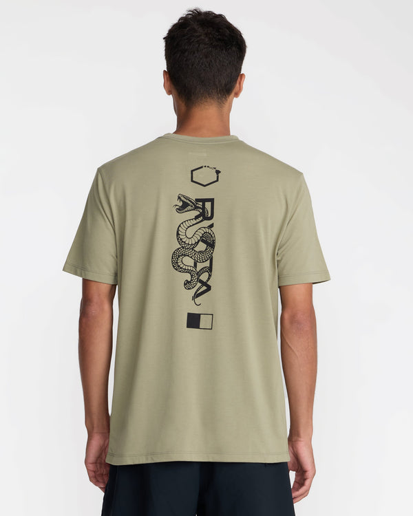 RVCA BARRON VENOM SHORT SLEEVE - CVG