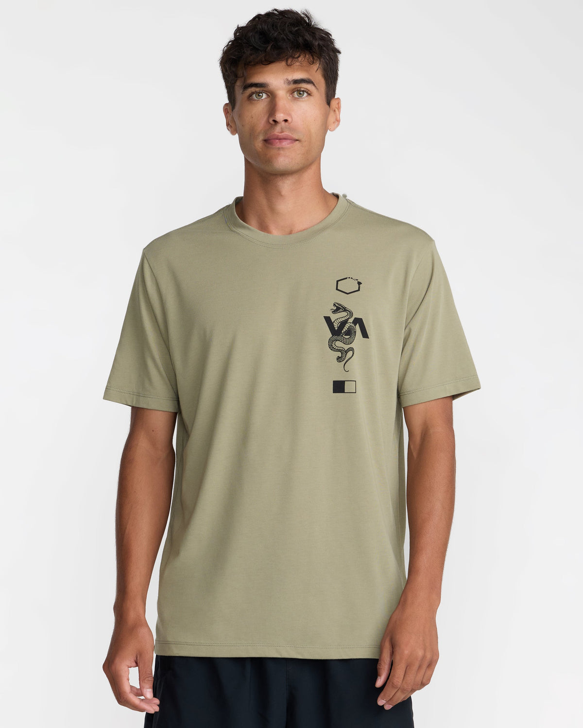 RVCA BARRON VENOM SHORT SLEEVE - CVG