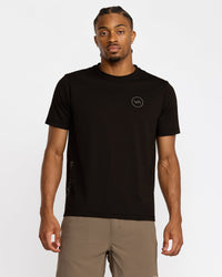 RVCA 2X REFLECTIVE SHORT SLEEVE TEE - BLK