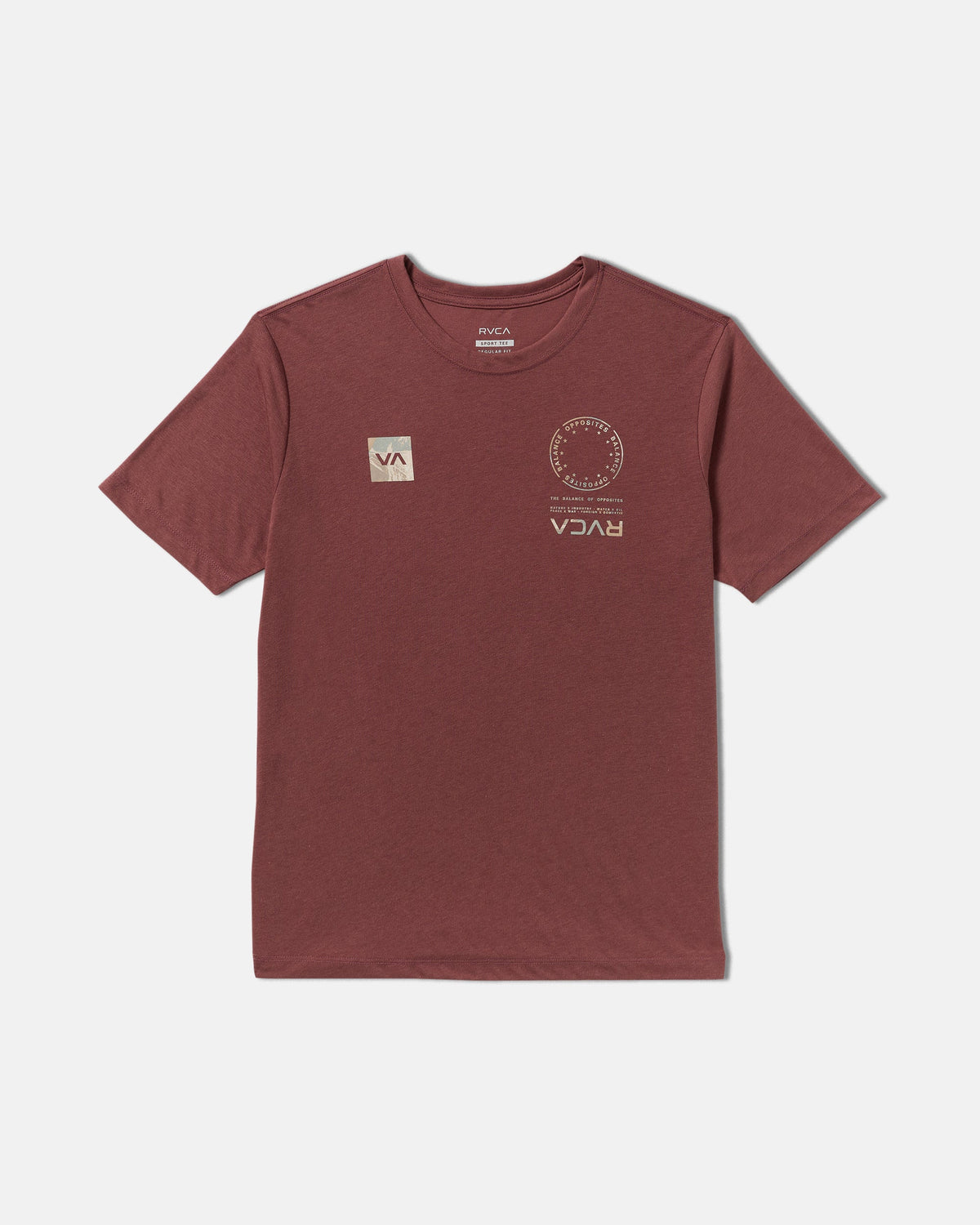 RVCA VA MARK FILL SHORT SLEEVE TEE - RDE