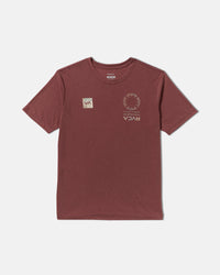 RVCA VA MARK FILL SHORT SLEEVE TEE - RDE