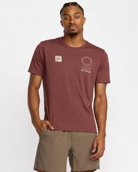 RVCA VA MARK FILL SHORT SLEEVE TEE - RDE