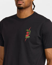 RVCA SHOCK SQUAD SHORT SLEEVE TEE - BLK