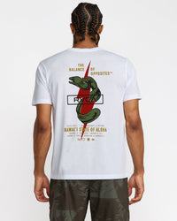 RVCA SHOCK SQUAD SHORT SLEEVE TEE - WHT