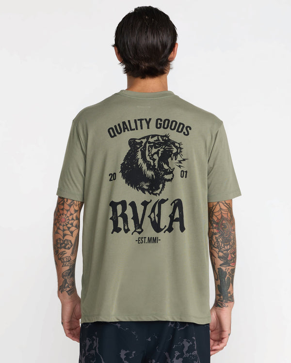 RVCA BIG CAT SHORT SLEEVE TEE - CAMO