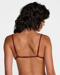 RVCA MICRO RIB TRIANGLE BIKINI TOP - RSA0