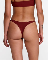 RVCA MICRO RIB ULTRA SKIMPY BIKINI BOTTOM - RSA0