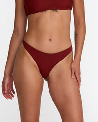 RVCA MICRO RIB ULTRA SKIMPY BIKINI BOTTOM - RSA0