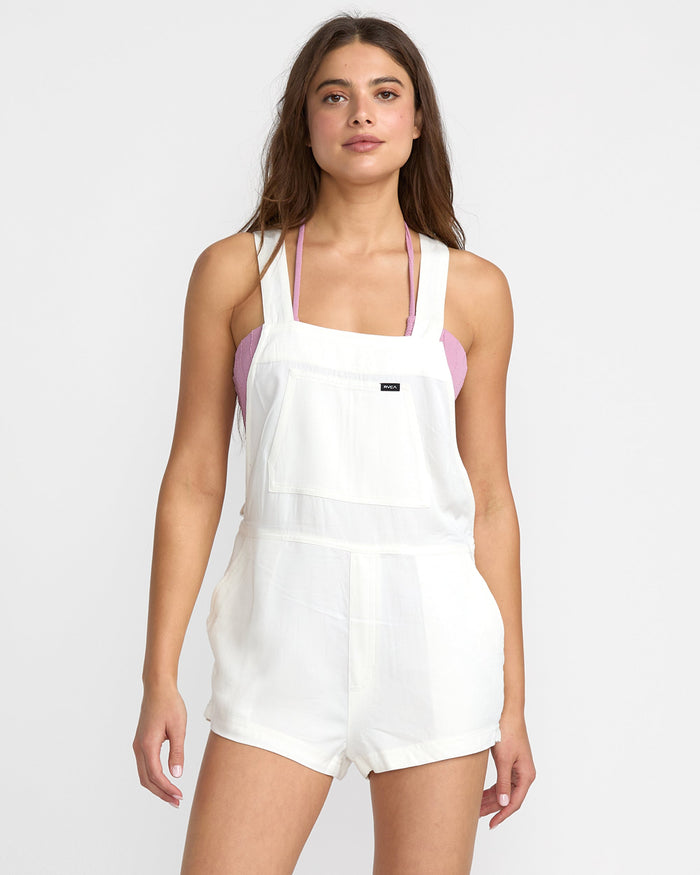 RVCA CLEARED COVERUP ROMPER - CLO