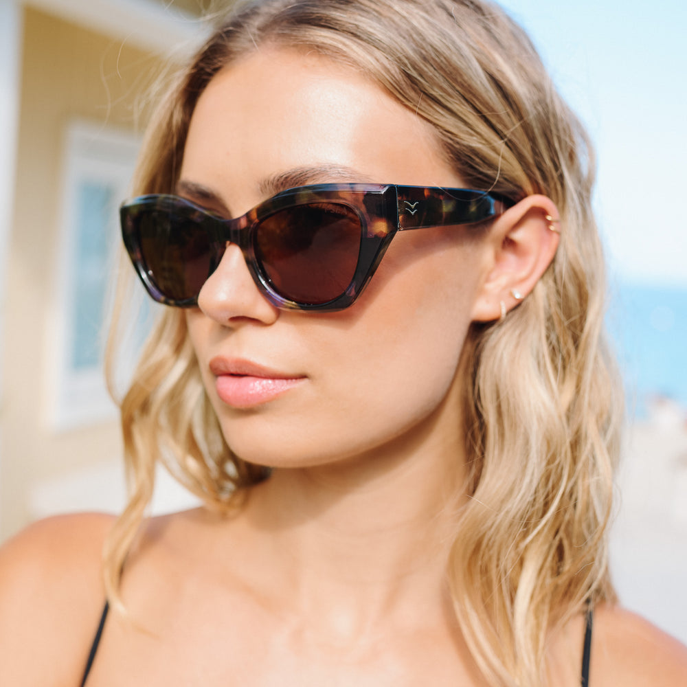 I-SEA AVERY - BLUE TORT/BROWN