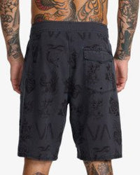 RVCA KALEB BOARDSHORT - BLK