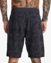 RVCA KALEB BOARDSHORT - BLK