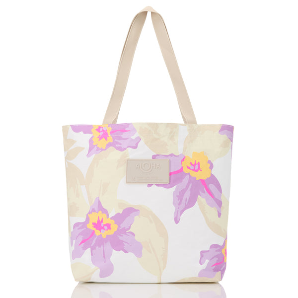 ALOHA COLLECTION REVERSIBLE TOTE / MAKANA / LAVANDE