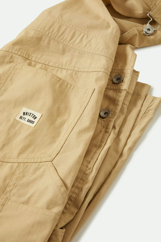 BRIXTON UTILITY OVERALL - PALE KHAKI