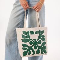 ALOHA COLLECTION REVERSIBLE TOTE / APPLIQUE / VINEYARD