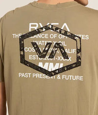 RVCA HEX OVER SHORT SLEEVE - CVG
