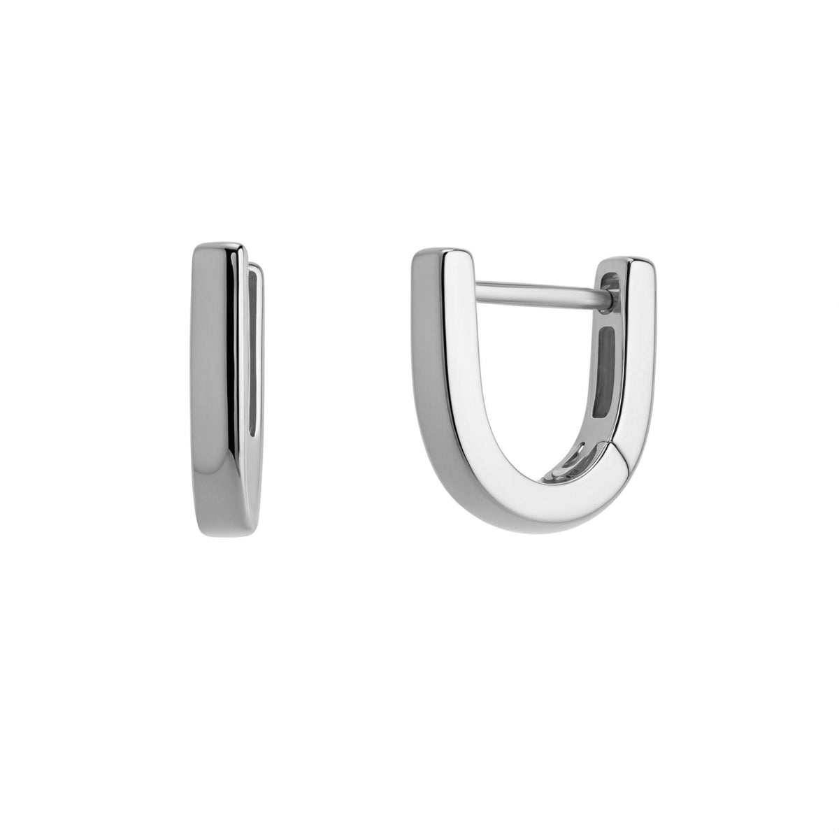 LOVE ME KNOT MILAN HOOPS - SILVER