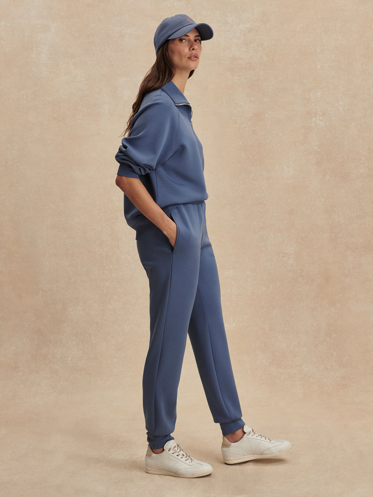 VARLEY SLIM CUFF PANT 27.5" - BIIJOU BLUE