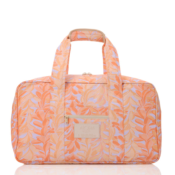 ALOHA COLLECTION KEEP IT LIGHT WEEKENDER / LEI STAND / PEACHY