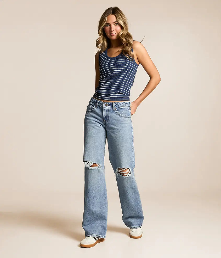 LEVIS LOW LOOSE WOMENS JEANS - SHAKEY GROUND 0044