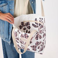 ALOHA COLLECTION REVERSIBLE TOTE / PALAKA FLEUR / NEPTUNE