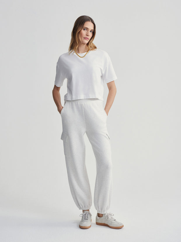 VARLEY VENICE EASY TEE - WHITE