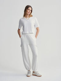 VARLEY VENICE EASY TEE - WHITE