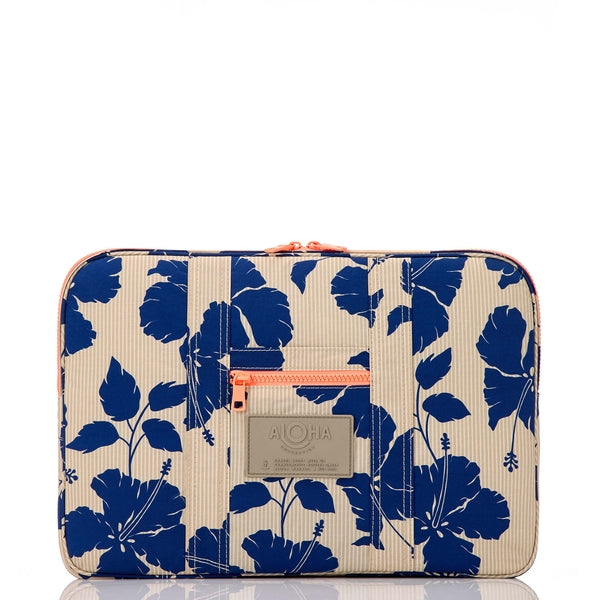 ALOHA COLLECTION LAPTOP CASE / SALINA TINY STRIPE / NAVY