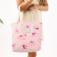 ALOHA COLLECTION REVERSIBLE TOTE / FLUTTER / BLUSH