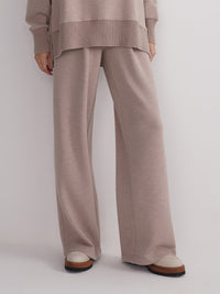 VARLEY THE EXTRA WIDE LEG PANT 29.5" - TAUPE MARL