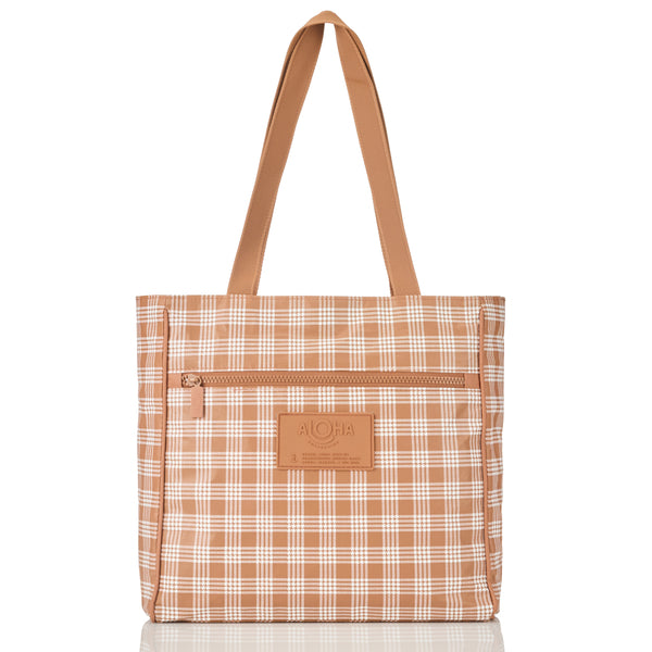 ALOHA COLLECTION GO-TO TOTE / PALAKA / TOFFEE