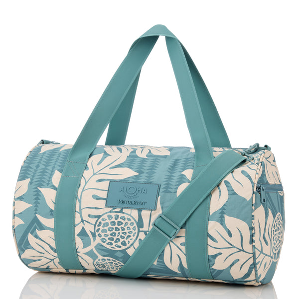 ALOHA COLLECTION SPORTY DUFFLE / HOLOMUA HARDING / SANDSTONE TIDE