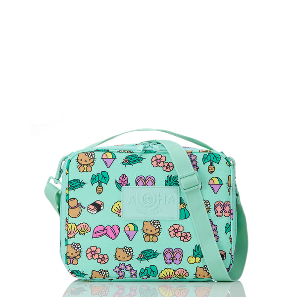 **HAWAII EXCLUSIVE ALOHA COLLECTION LUNCH BOX / HELLO KITTY ALOHA ICONS / SPLASH