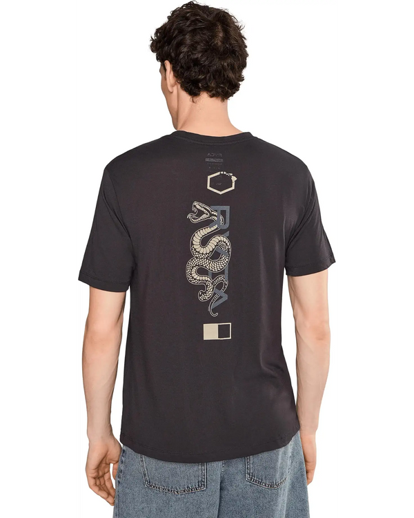 RVCA BARRON VENOM SHORT SLEEVE - BLK