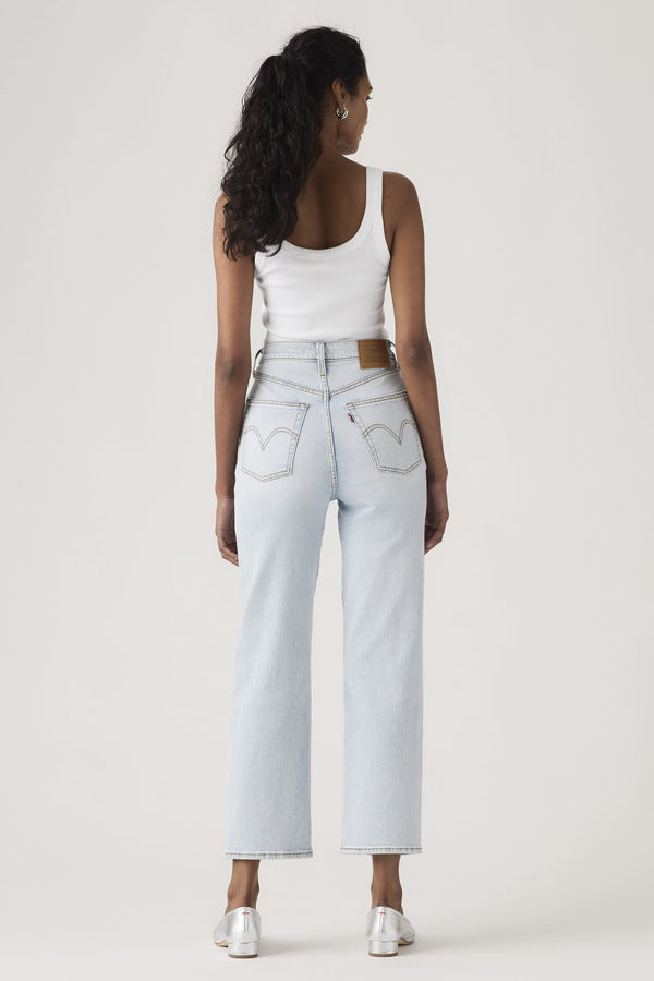 LEVIS RIBCAGE STRAIGHT ANKLE WOMENS JEANS - FILTER HER 0282
