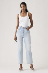 LEVIS RIBCAGE STRAIGHT ANKLE WOMENS JEANS - FILTER HER 0282