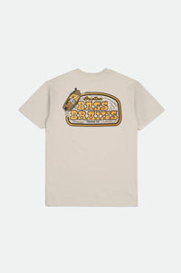 BRIXTON BASS BRAINS BOAT S/S STANDARD TEE - CREAM