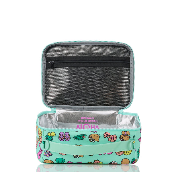 **HAWAII EXCLUSIVE ALOHA COLLECTION LUNCH BOX / HELLO KITTY ALOHA ICONS / SPLASH