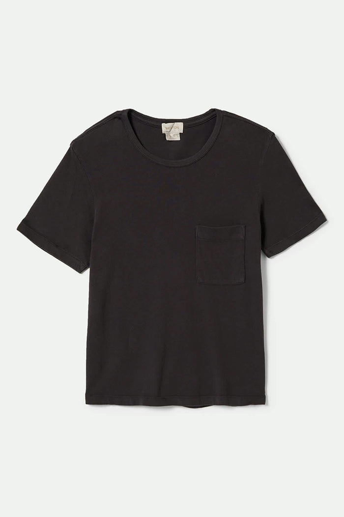 BRIXTON CAREFREE ORGANIC GD PERFECT TEE - BLACK