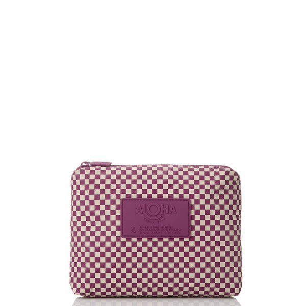 ALOHA COLLECTION SMALL / TINY CHECK / SANDSTONE PLUM