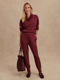 VARLEY SLIM CUFF PANT 27.5" - NEW MAROON