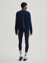 VARLEY HORTON SIDE ZIP MIDLAYER - DARK SAPPHIRE DAR