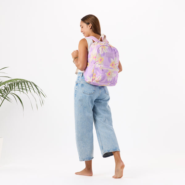 ALOHA COLLECTION KEEP IT LIGHT BACKPACK / MAKANA / LAVANDE