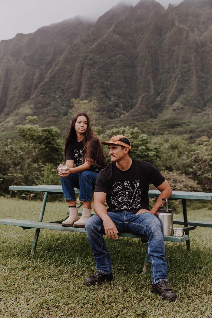 LAULIMA HAWAIIAN BIRD SKULL TEE