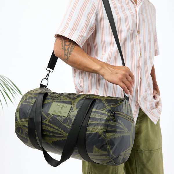 ALOHA COLLECTION DUFFLE / AHI / OLIVE BLACK