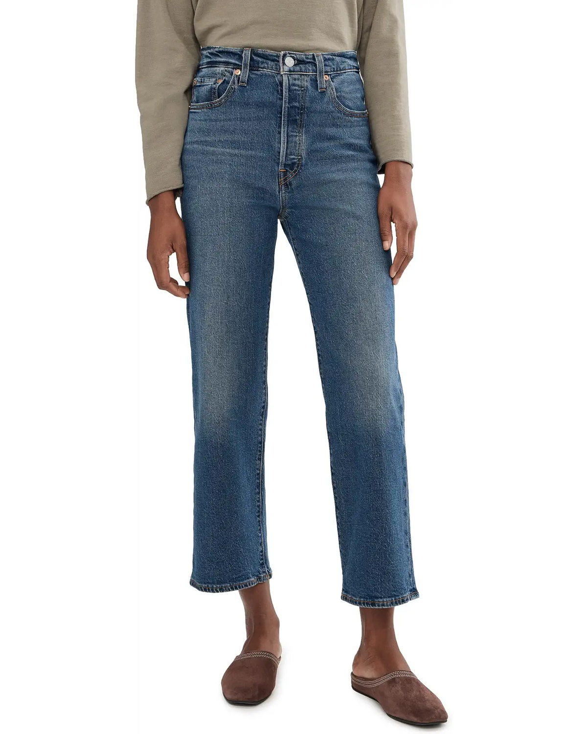 LEVIS RIBCAGE STRAIGHT ANKLE WOMENS JEANS - ANALYZE THIS LTW 0281