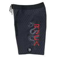 RVCA BARRON SNAKE 21" BOARDSHORTS - BLACK