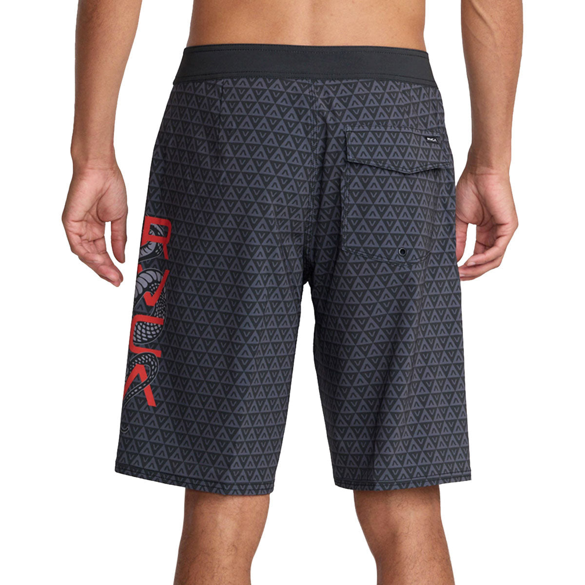 RVCA BARRON SNAKE 21" BOARDSHORTS - BLACK