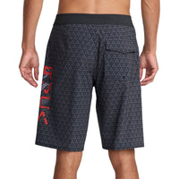 RVCA BARRON SNAKE 21" BOARDSHORTS - BLACK